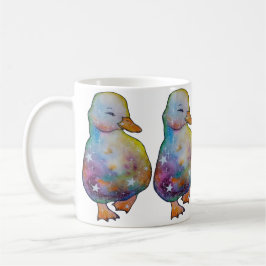 Taza De Café Pato llamado Rainbow
