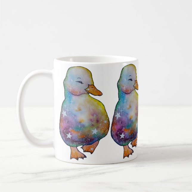 Taza De Café Pato llamado Rainbow (Izquierda)