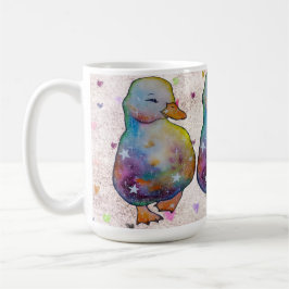 Taza De Café Pato llamado Rainbow