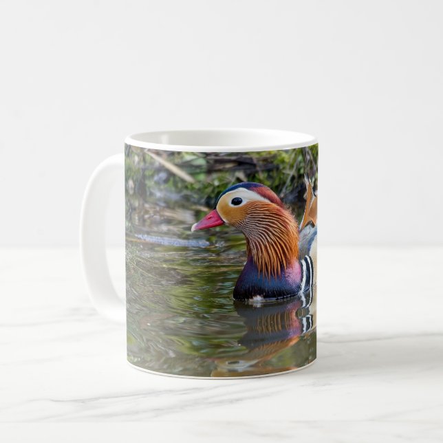 Taza De Café Pato mandarín (Anverso izquierdo)