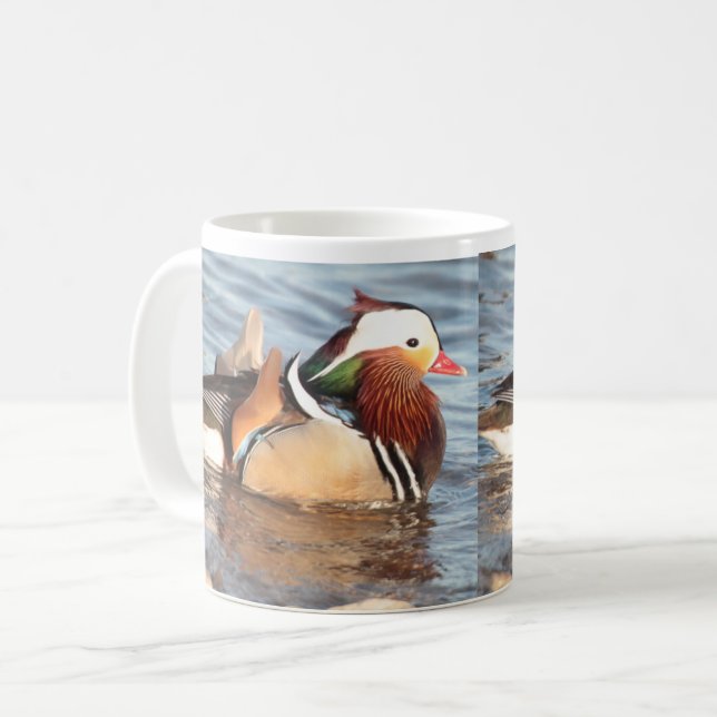 Taza De Café Pato Mandarin (Anverso izquierdo)