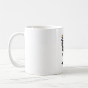 Taza De Café Pato Patriótico Diseño de camiseta vintage del 4 d