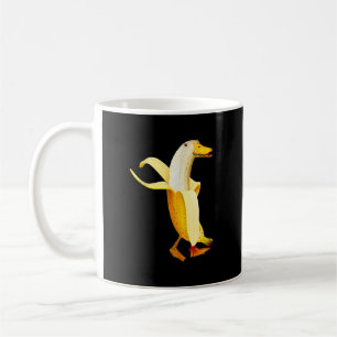 Taza De Café Pato Plátano. Animales antropomórficos divertidos