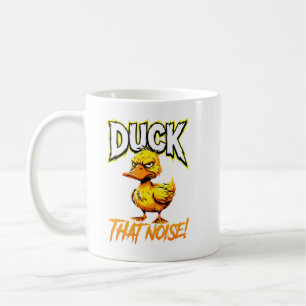 Taza De Café Pato Sarcástico Pato Ese Ruido Meme Divertido