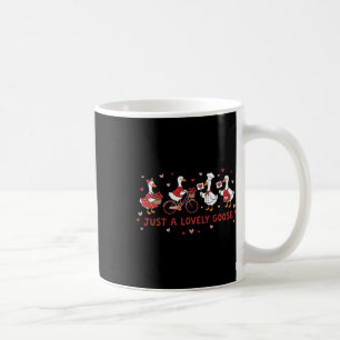 Taza De Café Pato Tonto De San Valentín Lindo Claxon Amor Para 