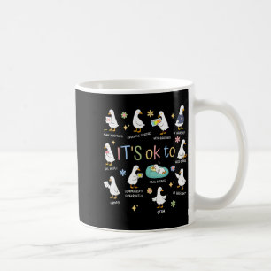 Taza De Café Pato tonto es para hombres y mujeres de salud ment