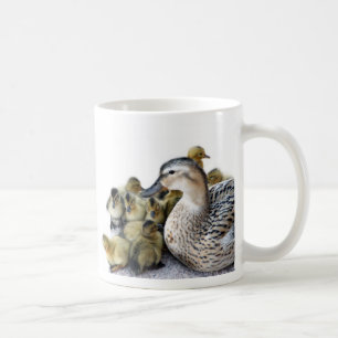 Taza De Café Pato y anadones salvajes de la madre