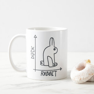 Taza De Café pato y conejo