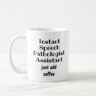 Taza De Café Patólogo de habla instantánea no acepta una cita g