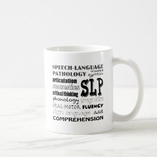 Taza De Café Patólogo de la lengua del discurso