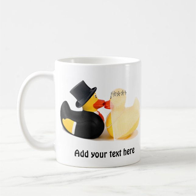 Taza De Café Patos 3 de la boda (Izquierda)