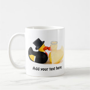 Taza De Café Patos de boda 2