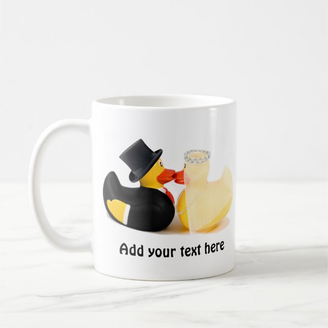 Taza De Café Patos de boda 2 (Izquierda)