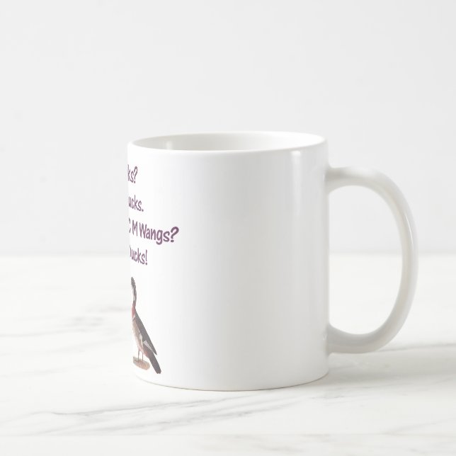 Taza De Café ¿Patos de C M? Acento meridional divertido (Derecha)