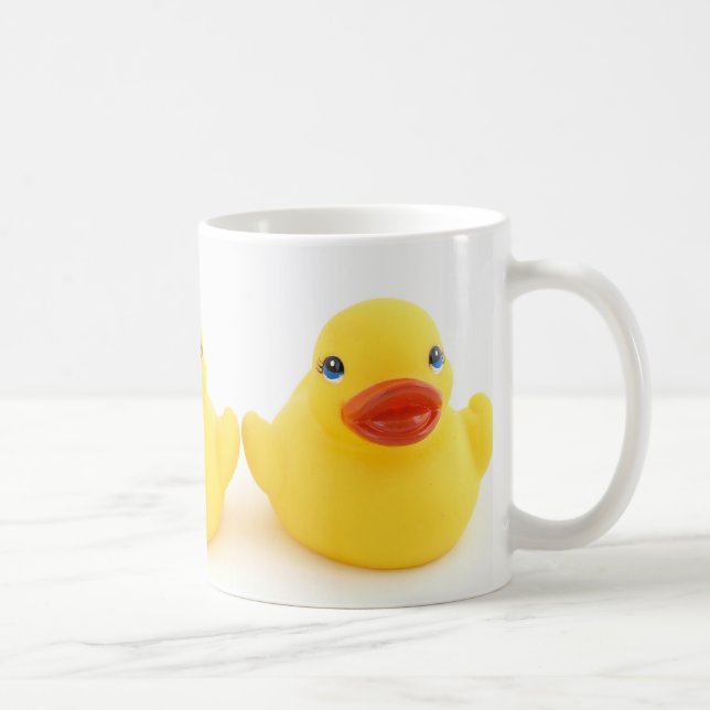Taza De Café Patos de goma amarillos (Derecha)