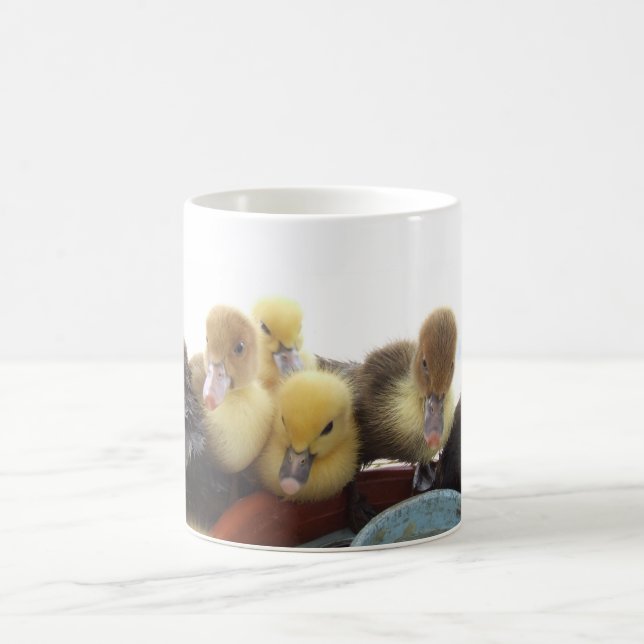 Taza De Café Patos lindos del bebé (Centro)