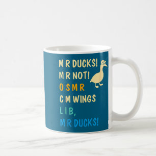 Taza De Café Patos M R M R No O S M R Cm Wangs Lib Patos M R