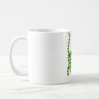 Taza De Café Patrick gato trébol amante gato retro