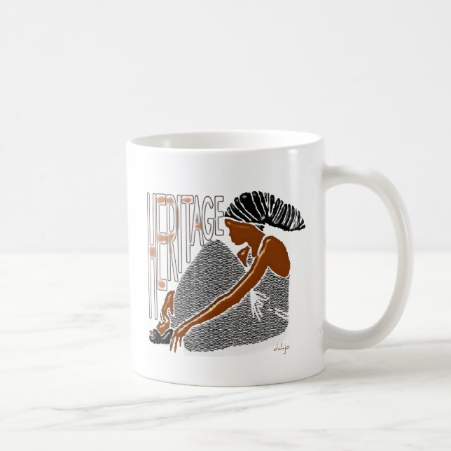Taza De Café Patrimonio AFRICANO (Derecha)