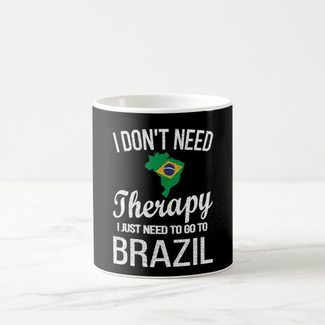 Taza De Café Patrimonio brasileño: Brasil tiene la bandera bras (Centro)