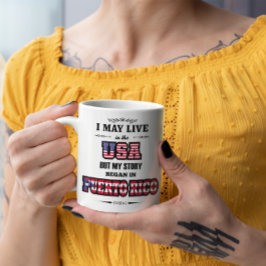 Taza De Café Patrimonio de Puerto RIco USA Cita
