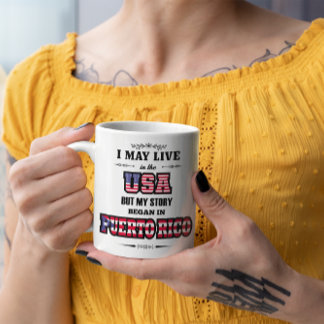 Taza De Café Patrimonio de Puerto RIco USA Cita