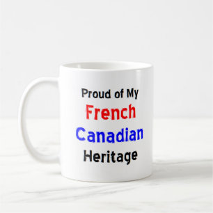 Taza De Café patrimonio francés canadiense