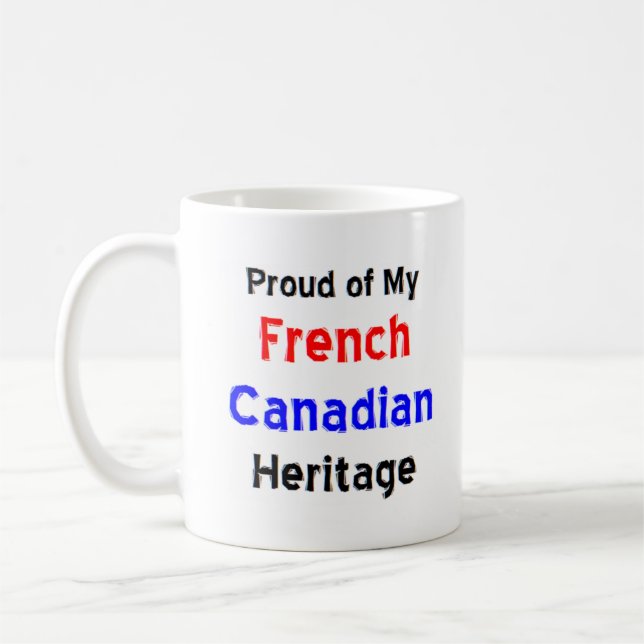 Taza De Café patrimonio francés canadiense (Izquierda)
