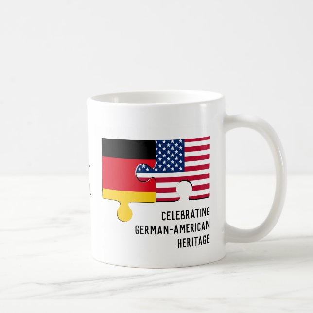 Taza De Café Patrimonio GERMANO AMERICANO | Monograma (Derecha)