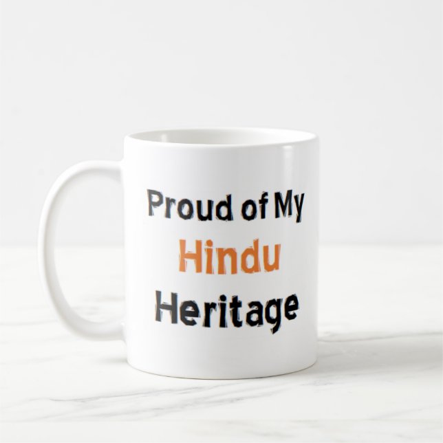 Taza De Café patrimonio hindú (Izquierda)