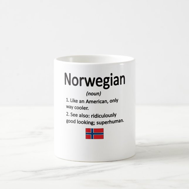 Taza De Café Patrimonio noruego de Noruega (Centro)