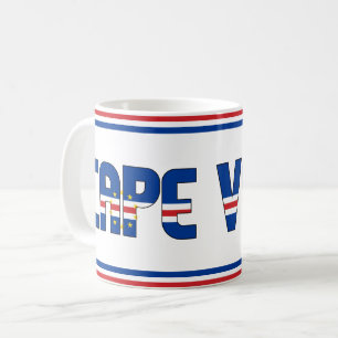 Taza De Café Patriota de bandera nacional de Cabo Verde