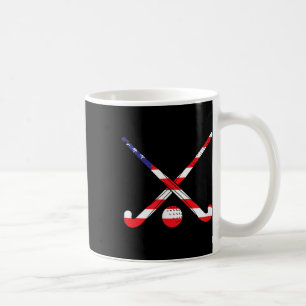 Taza De Café Patriota de Hockey de Bandera Americana Juega Depo