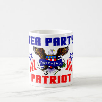 Taza De Café Patriota de la fiesta del té