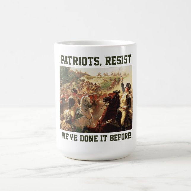 Taza De Café Patriotas resisten ataques a la democracia (Centro)