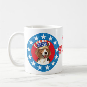 Taza De Café Patriotic Beagle