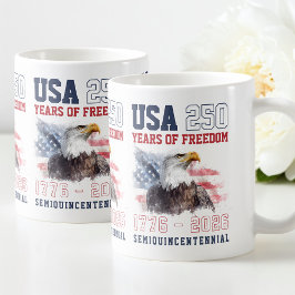 Taza De Café Patriotic Freedom America's 250th Anniversary