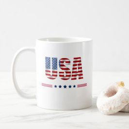 Taza De Café Patriotic USA Mug
