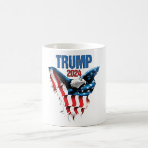 Taza de café patriótica Trump 2024 Negrita Conserv