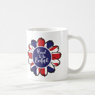 Taza De Café Patriótico orgulloso de ser británico