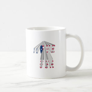 Taza De Café Patriotismo Ascendente: Arte en Perspectiva Yo Amo
