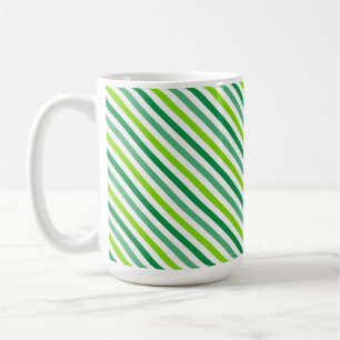 Taza De Café Patrón 54602 de franjas cruzadas de San Patricio