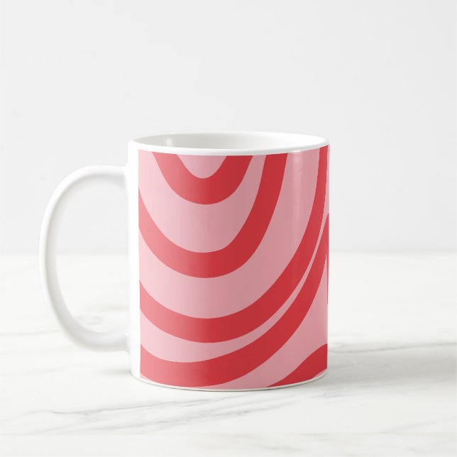 Taza De Café patrón abstracto (Izquierda)