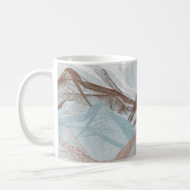 Taza De Café Patrón abstracto (Izquierda)