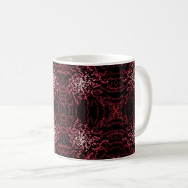 Taza De Café Patrón abstracto de salpicaduras de puntos rosados