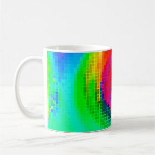 Taza De Café patrón abstracto, fondo de pantalla geométrico mul