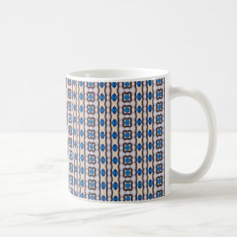 Taza De Café Patrón abstracto geométrico de mosaico moderno 129