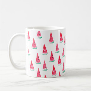 Taza De Café Patrón acuático sin mar con sandía