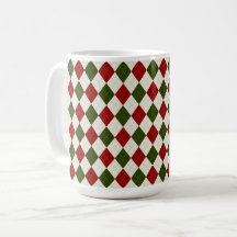Patrón Argyle de Navidades clásicos