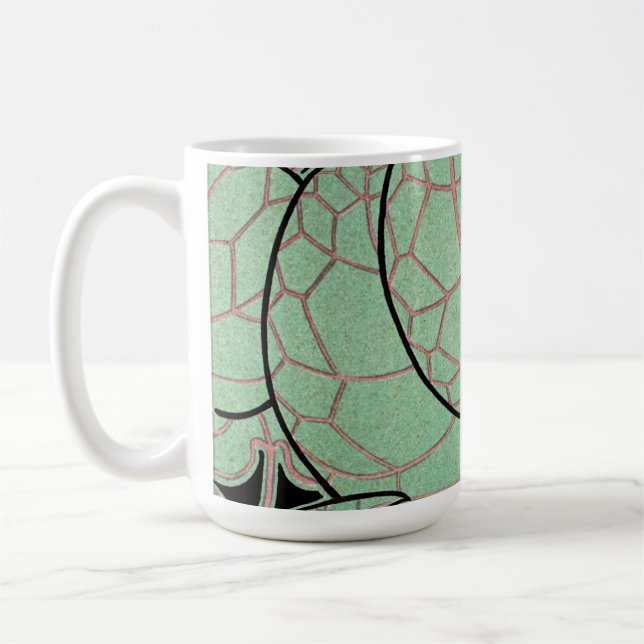 Taza De Café Patrón Art Nouveau #10 (Izquierda)